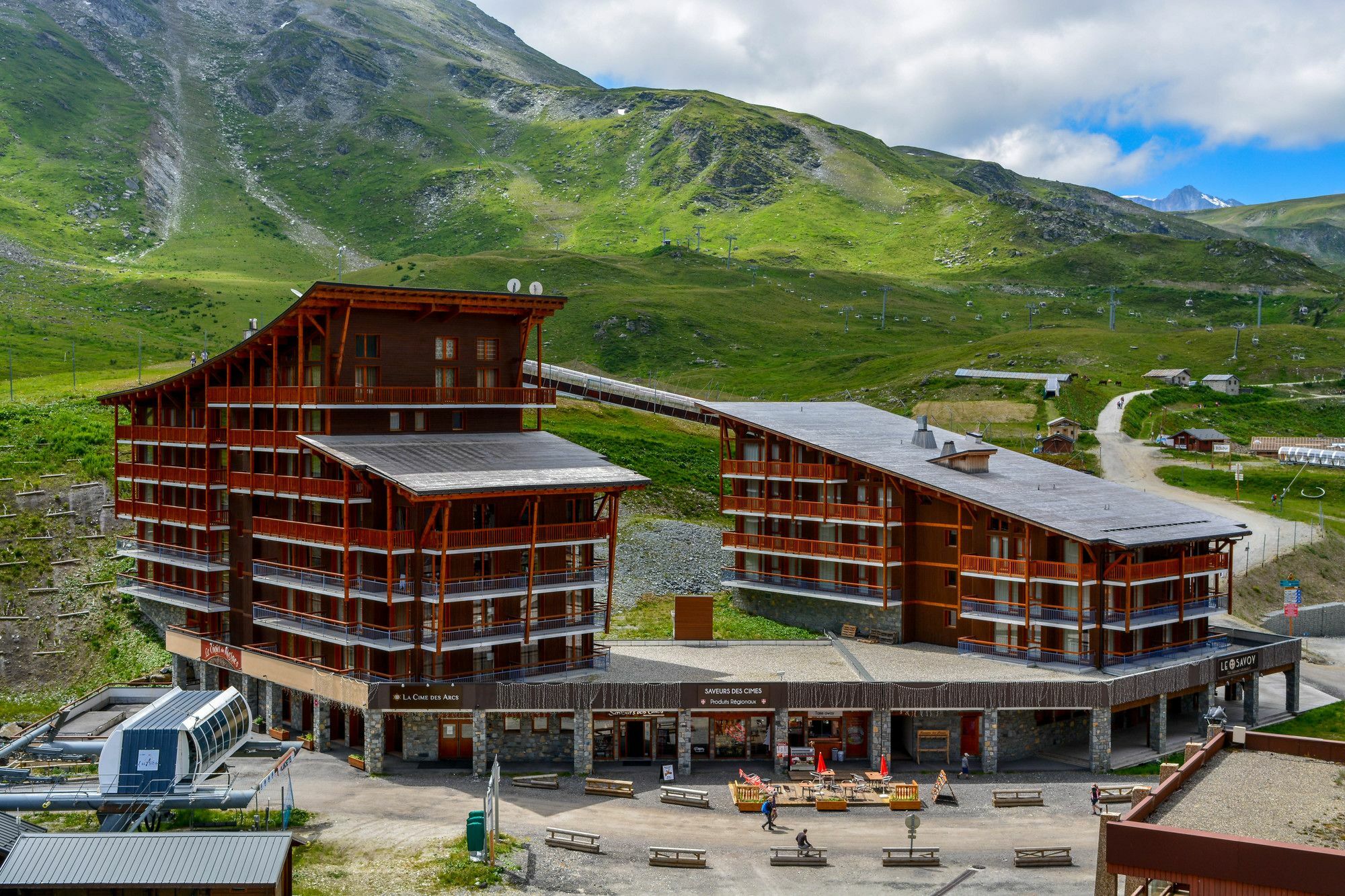 Chalet Des Neiges : La Cime Des Arcs Les Arcs  Buitenkant foto